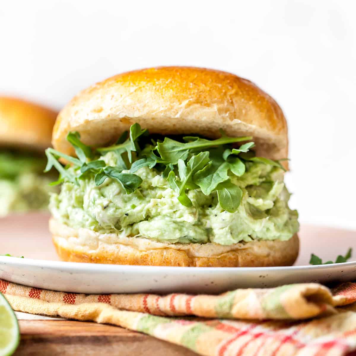 best chicken breast recipes - avocado chicken salad no mayo