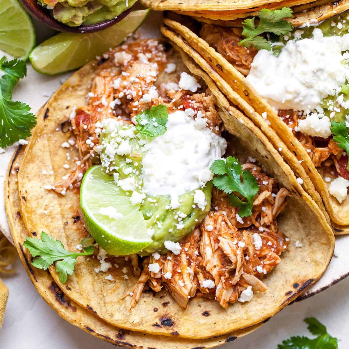 Best Chicken Breast Recipes - crock pot chicken tacos