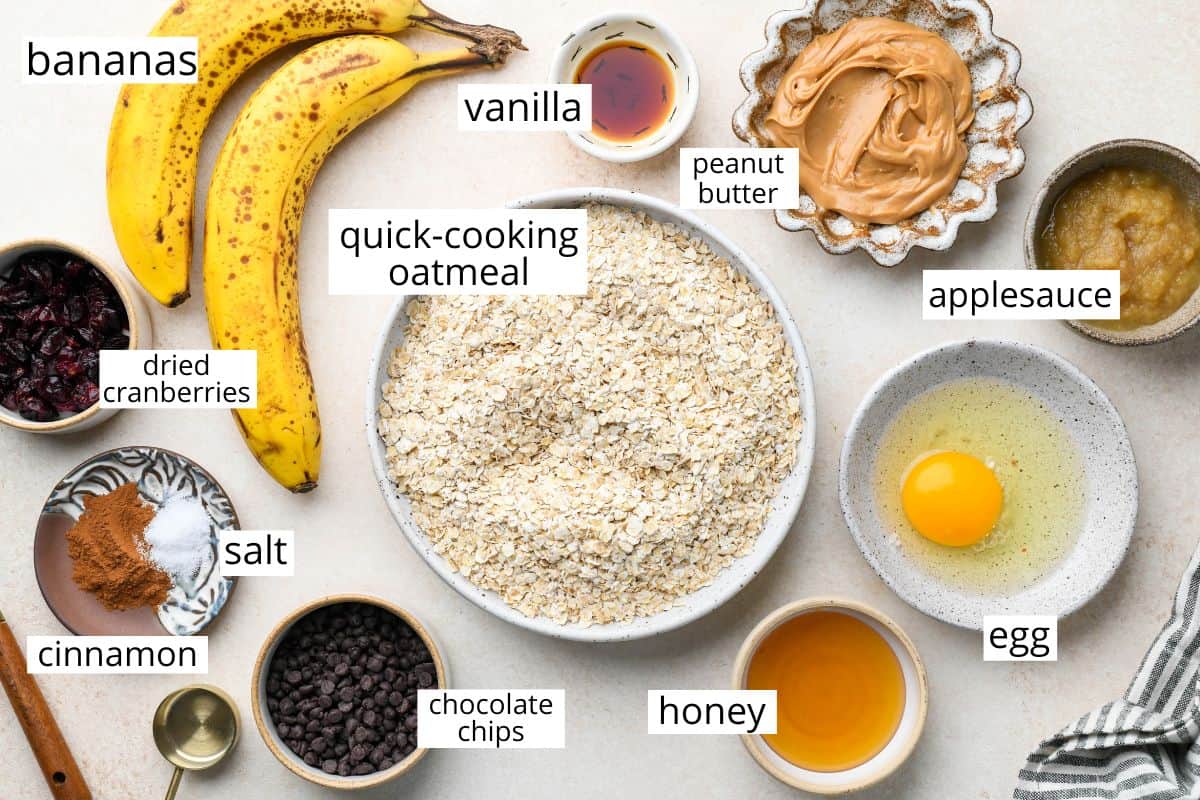 ingredients in this breakfast cookies recipe