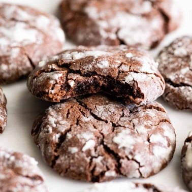 Chocolate Crinkle Cookies