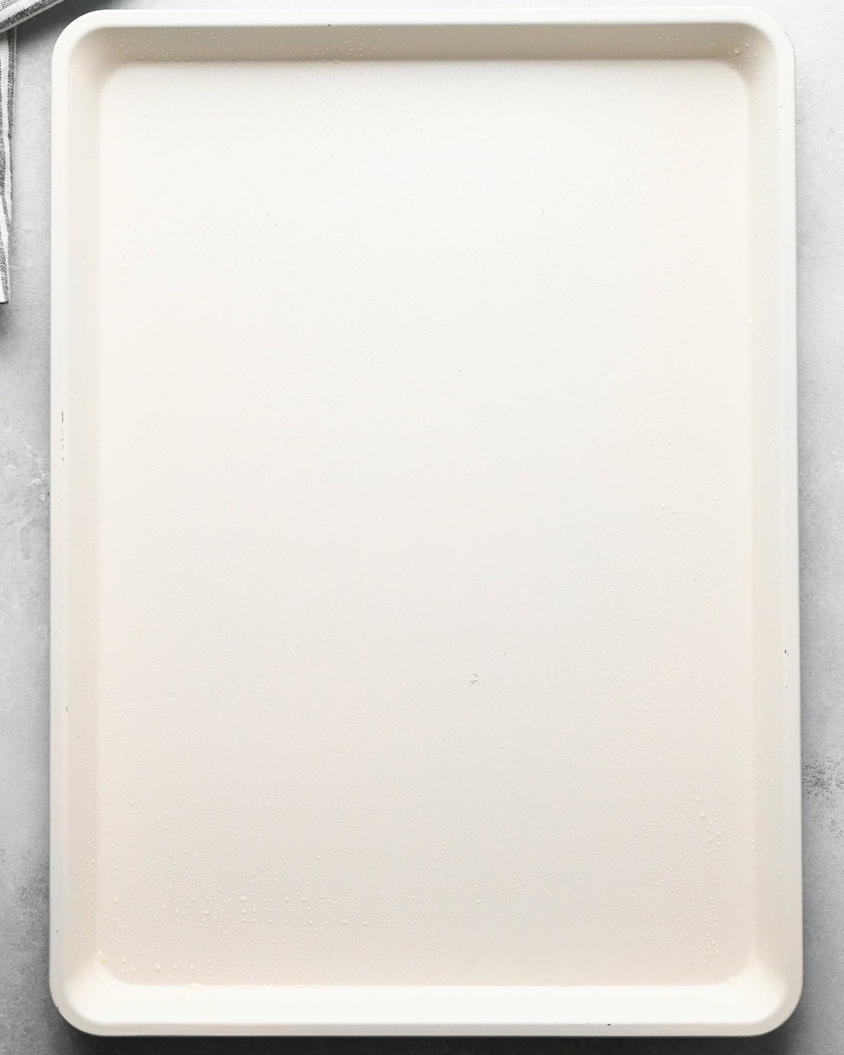 a greased baking sheet