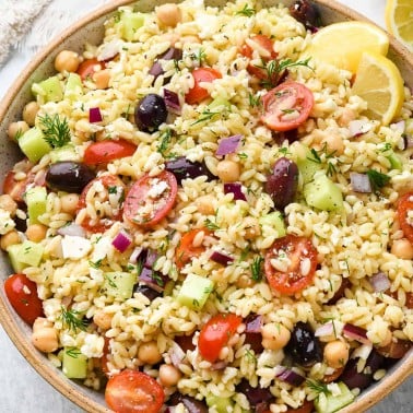 Greek Orzo Salad