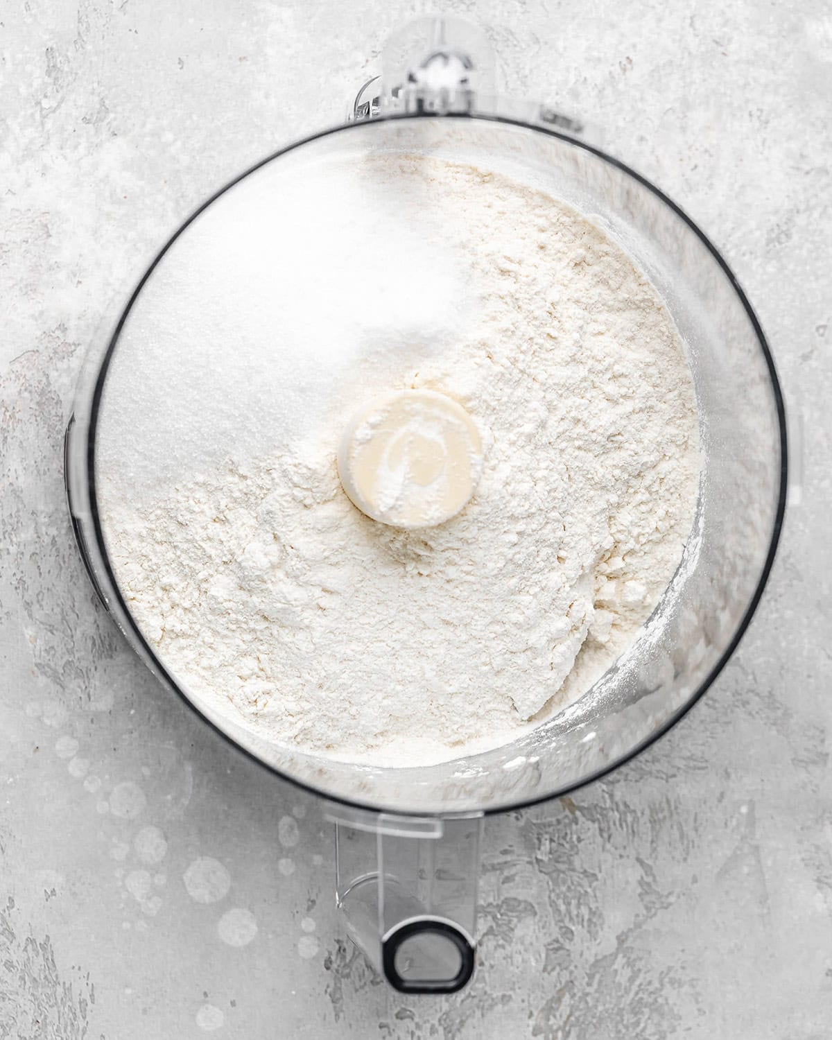 How to Make Blueberry Pie Crust dry ingredients in a food processor before mixing