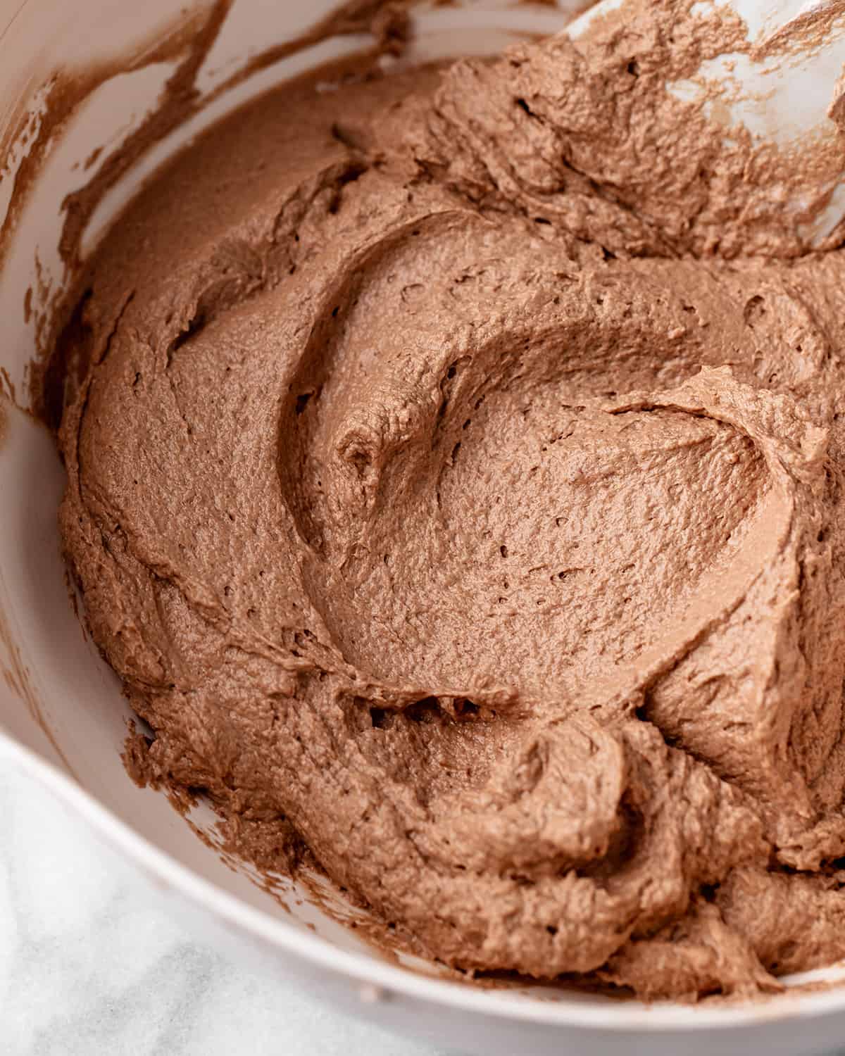 how to make french silk pie filling - after folding in whipped cream