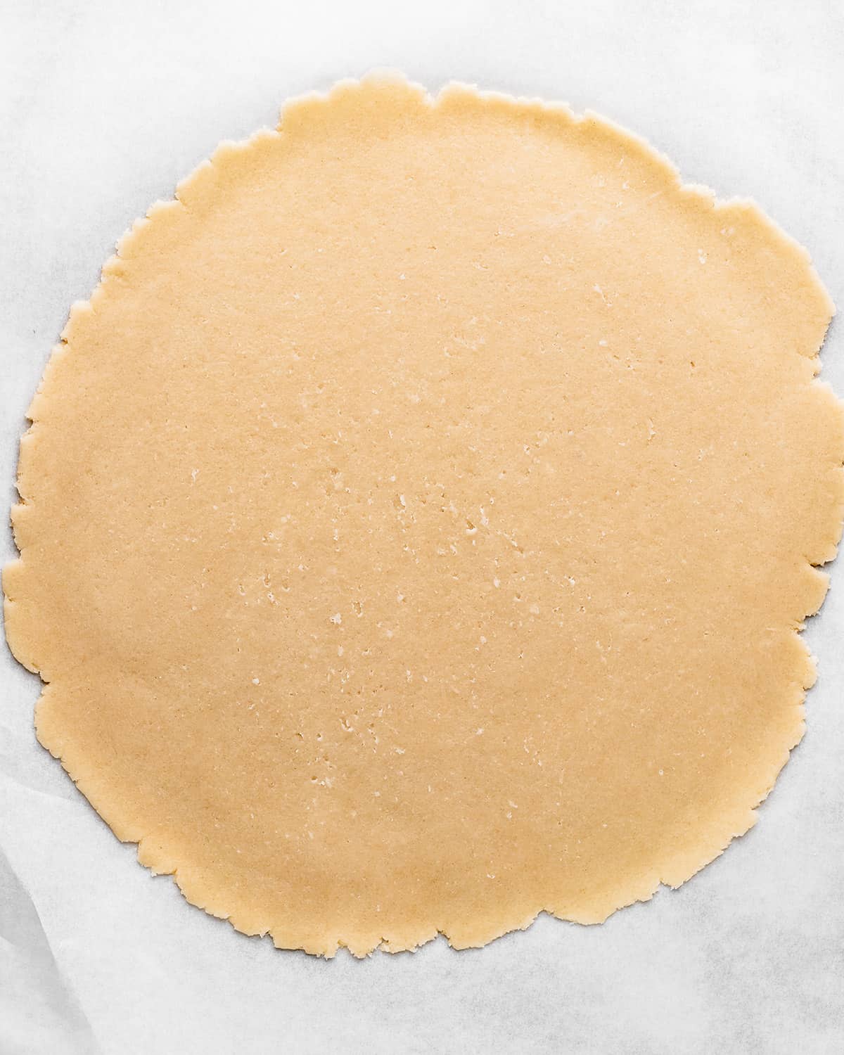 how to make French silk pie crust - rolling out dough