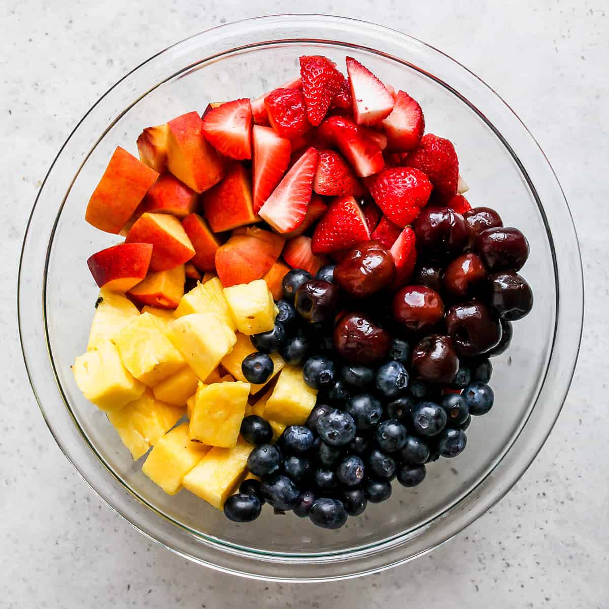 photo showing How to Make Fruit Salad - fruit in a bowl