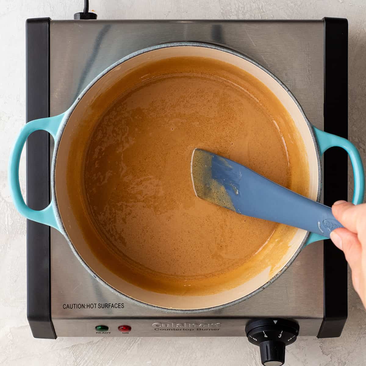 Healthy No-Bake Chocolate Peanut Butter Cookies! Made with only 8 good-for-you ingredients & ready in 30 minutes, they're a delicious treat you can feel great about eating! overhead photo showing how to make healthy no bake cookies