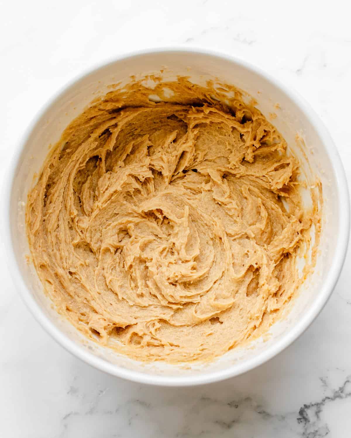 How to Make Oat Flour Cookies - after beating in egg and vanilla