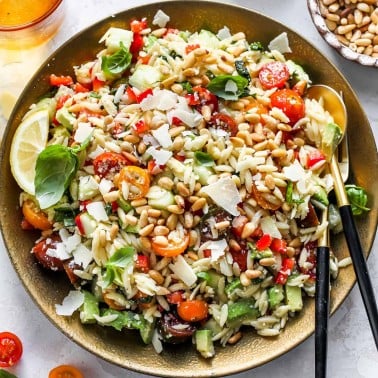 Lemon Orzo Salad