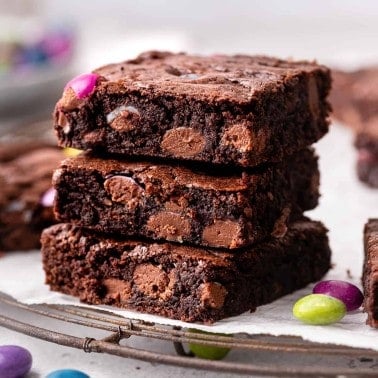 m & m brownies