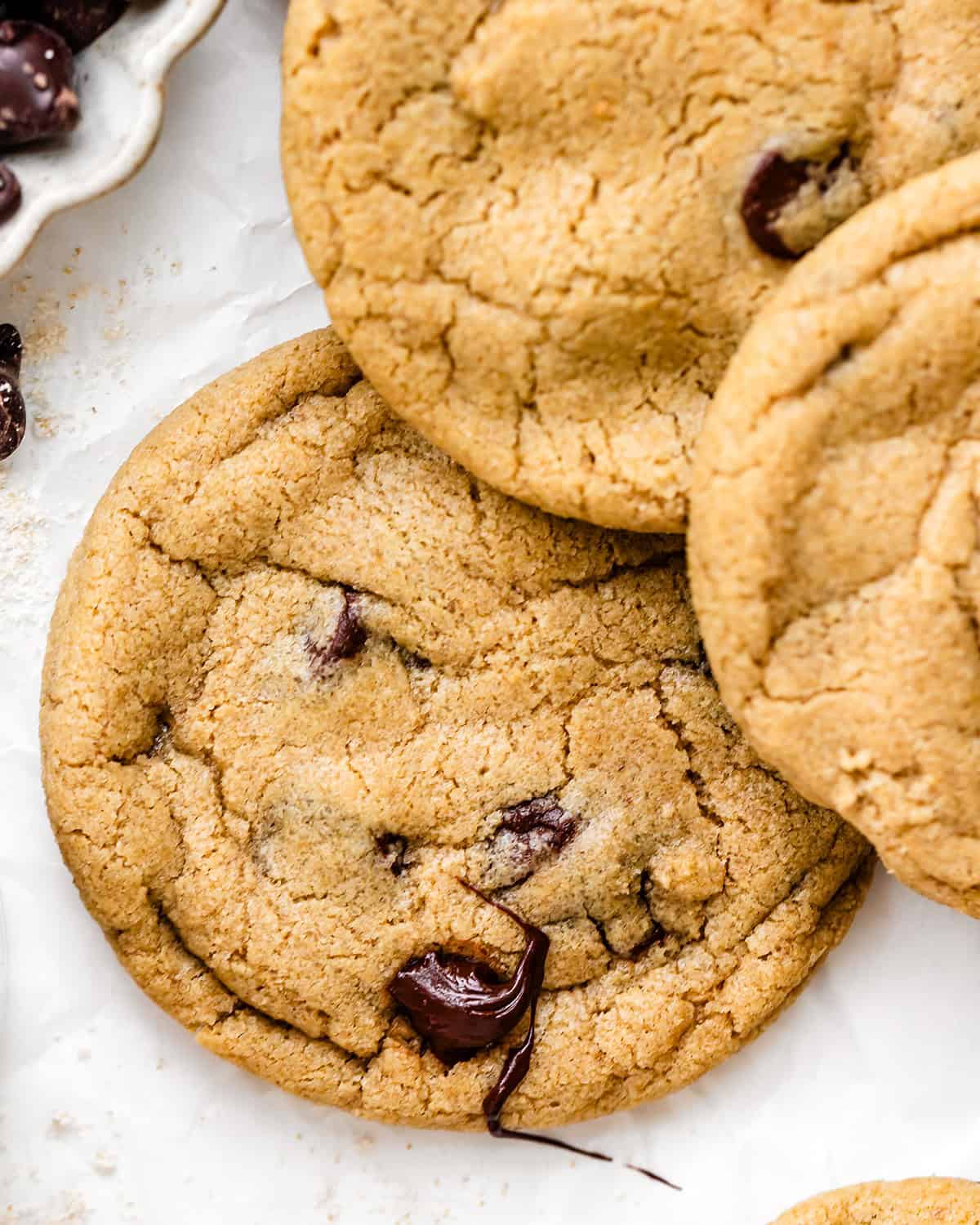 3 Oat Flour Chocolate Chip Cookies