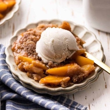 Peach Crumble