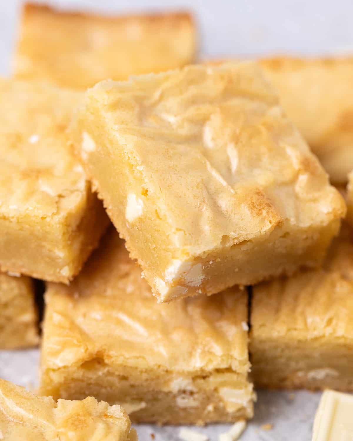 4 White Chocolate Brownies